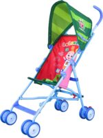 CoComelon Official Umbrella Stroller with Canopy – Lightweight and Compact for Travel, Red – Sunny Days Entertainment